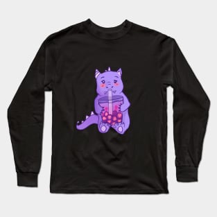 Dragon valentine boba edition Long Sleeve T-Shirt